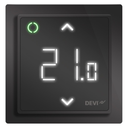 Терморегулятор DEVIreg Smart с Wi-Fi программируемый черный