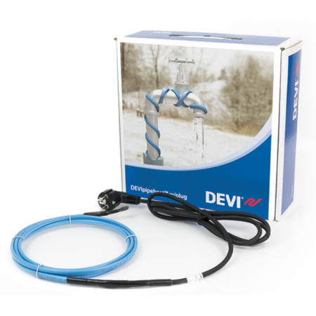 Саморегулирующийся кабель DPH-10/DEVIpipeheat 10 6 м, готовый комплект, пищевой